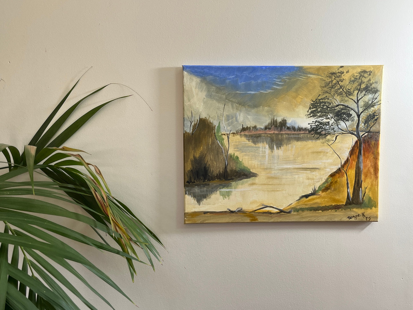 'Sanctuary' - Acrylic on Canvas - by Dwayne Wannamarra Wyndier Andrew Kennedy