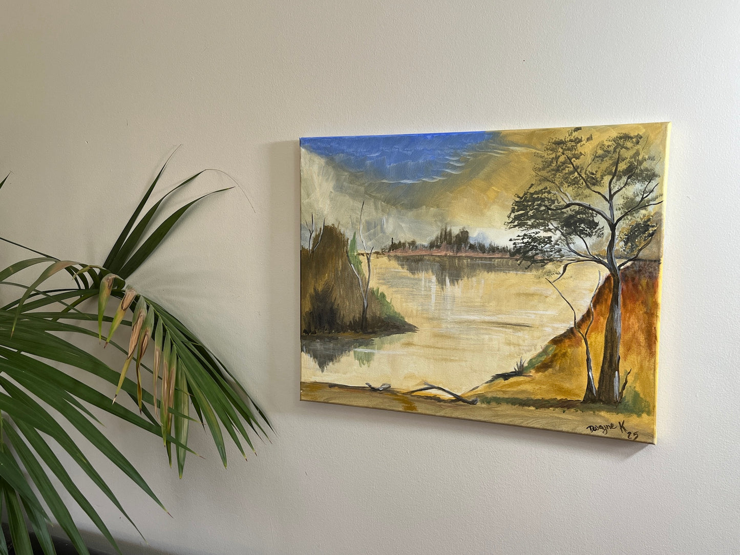 'Sanctuary' - Acrylic on Canvas - by Dwayne Wannamarra Wyndier Andrew Kennedy