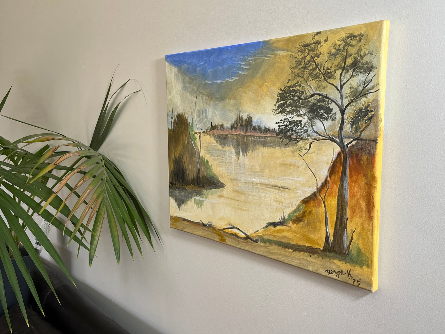 'Sanctuary' - Acrylic on Canvas - by Dwayne Wannamarra Wyndier Andrew Kennedy