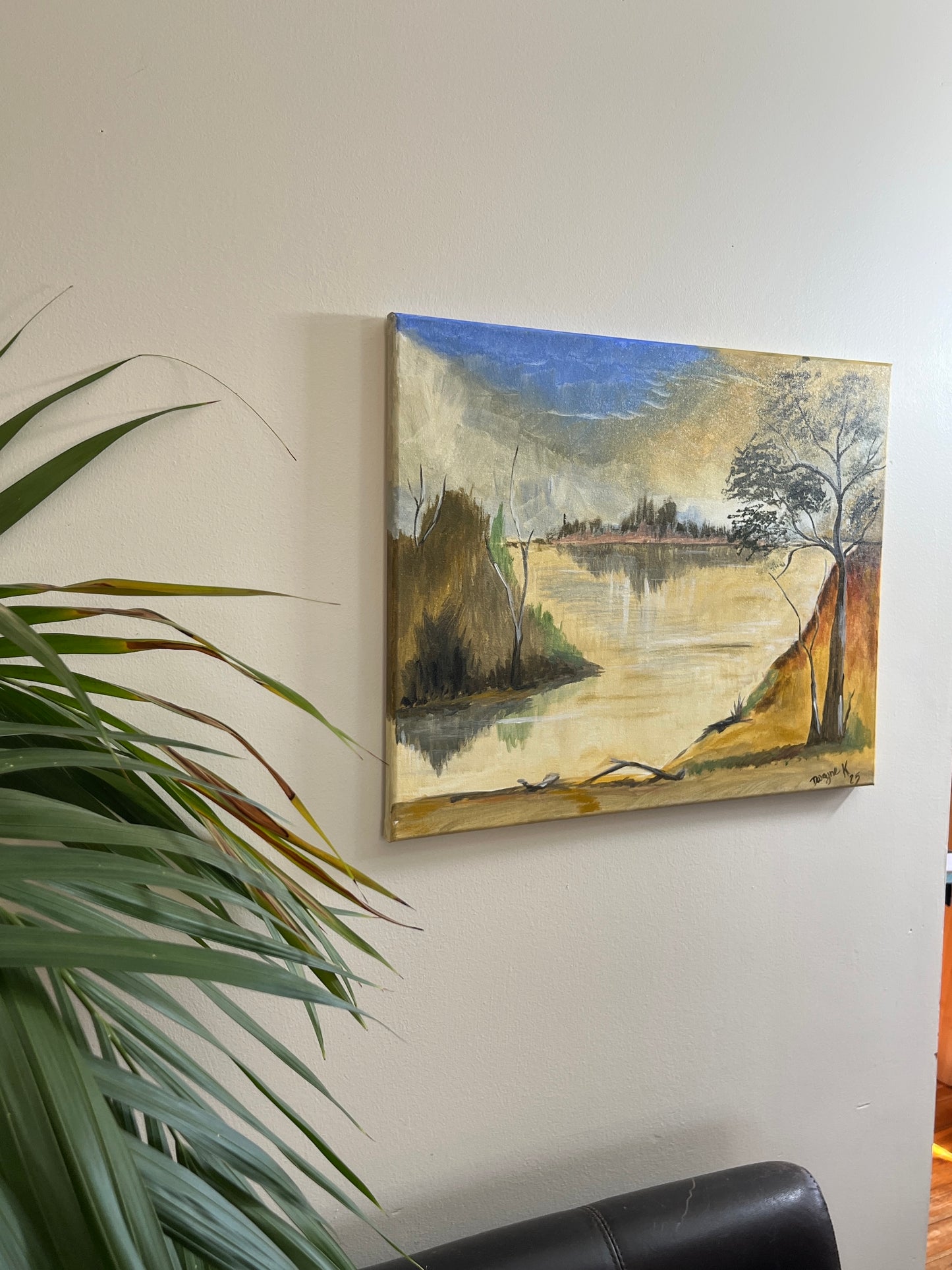 'Sanctuary' - Acrylic on Canvas - by Dwayne Wannamarra Wyndier Andrew Kennedy