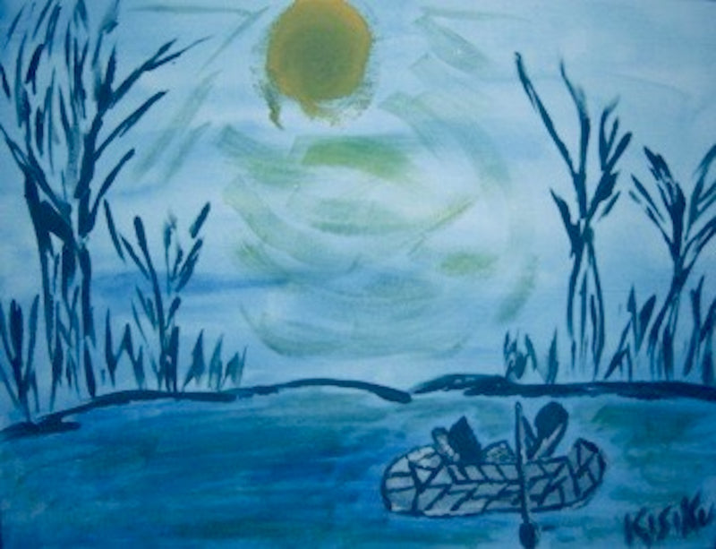 Six Worlds Journey, 50 x60 cm, Acrylic on Canvas, 2007