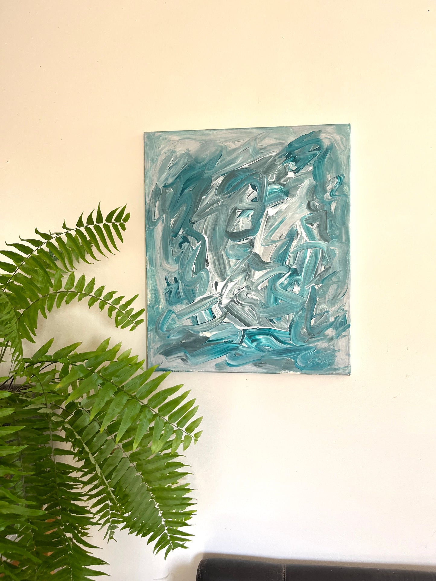 'Stormy Weather' - Acrylic on Canvas - by Jorandi Kisiku Joseph Randolph Bowers