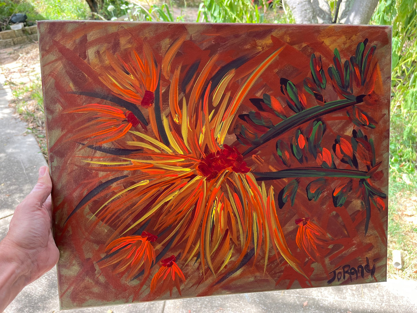 'Tender Kisses' - Acrylic on Canvas - by Jorandi Kisiku Joseph Randolph Bowers