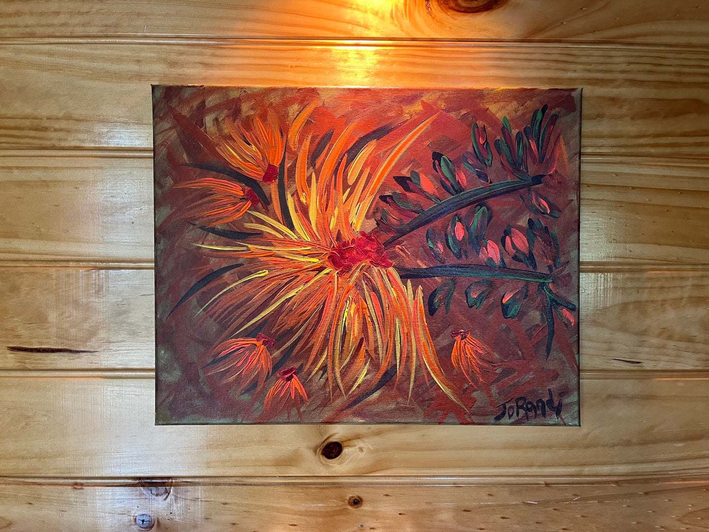 'Tender Kisses' - Acrylic on Canvas - by Jorandi Kisiku Joseph Randolph Bowers