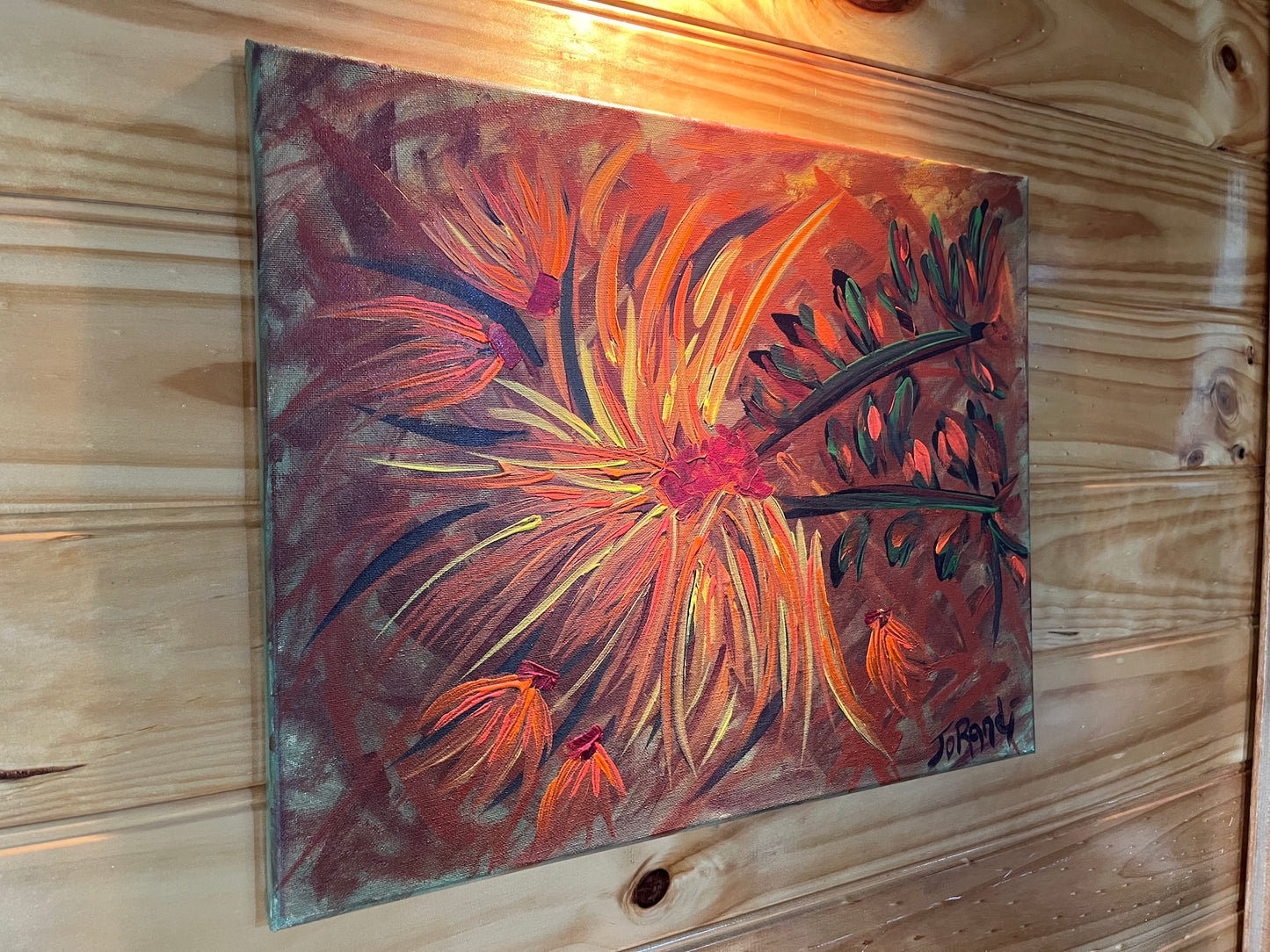 'Tender Kisses' - Acrylic on Canvas - by Jorandi Kisiku Joseph Randolph Bowers