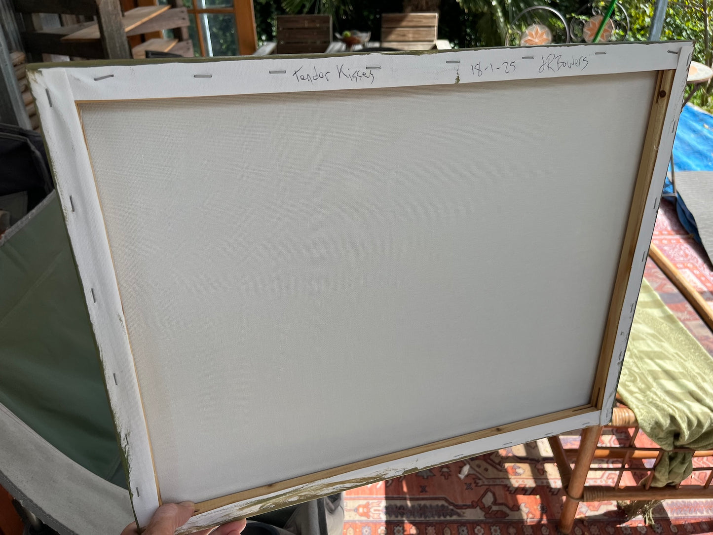 'Tender Kisses' - Acrylic on Canvas - by Jorandi Kisiku Joseph Randolph Bowers