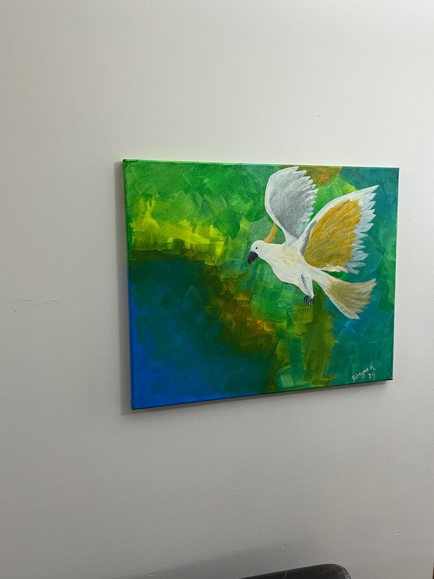 'Waterhole' - Acrylic on Canvas - by Dwayne Wannamarra Wyndier Andrew Kennedy