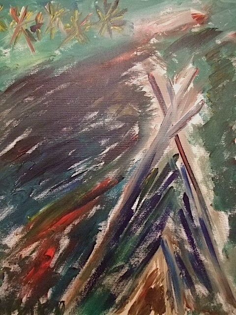 Wigwam, 50 x 60 cm, Acrylic on Canvas, 2006