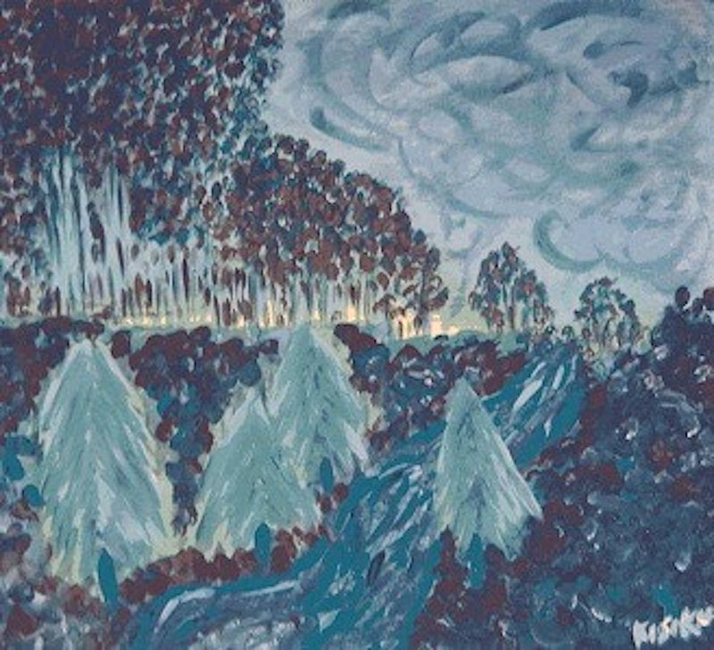 Hermitage Sunset, 50 x 60 cm, Acrylic on Canvas, 2007