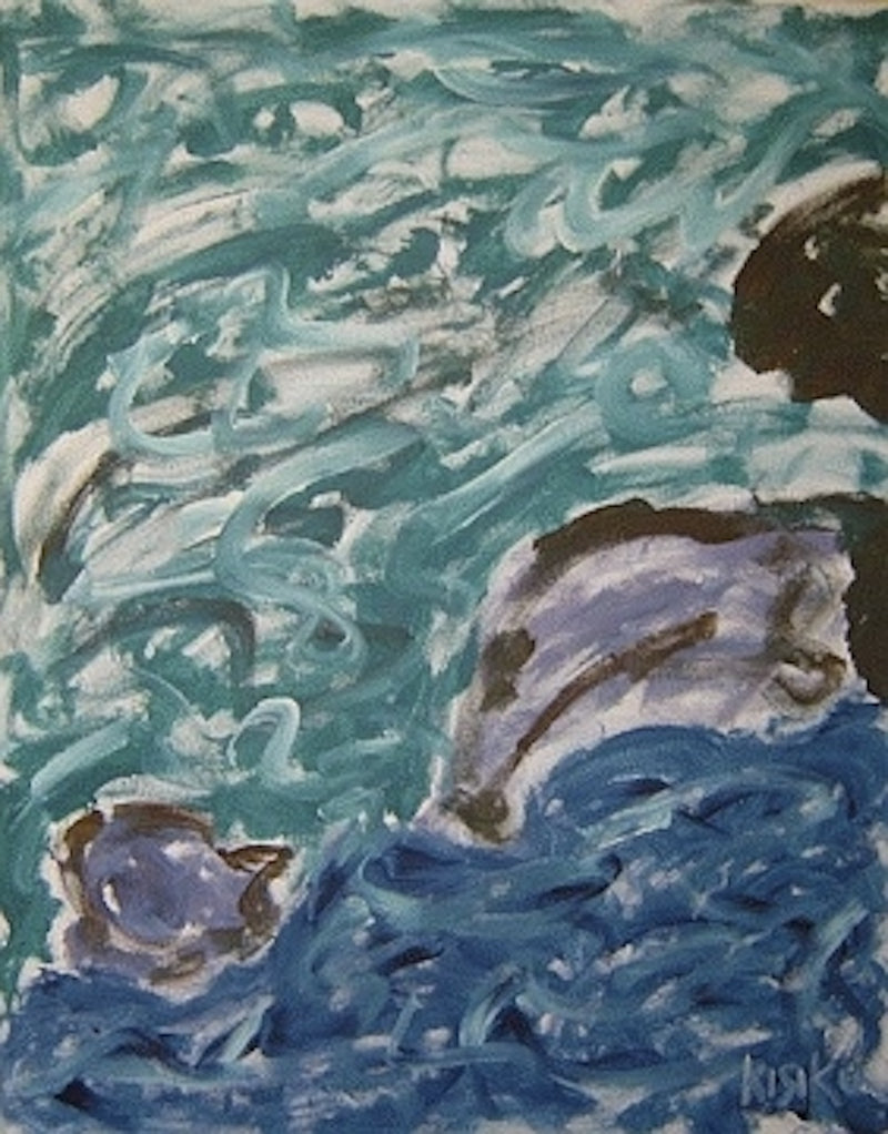 North Atlantic, 100 x 80 cm, Acrylic on Canvas, 2007